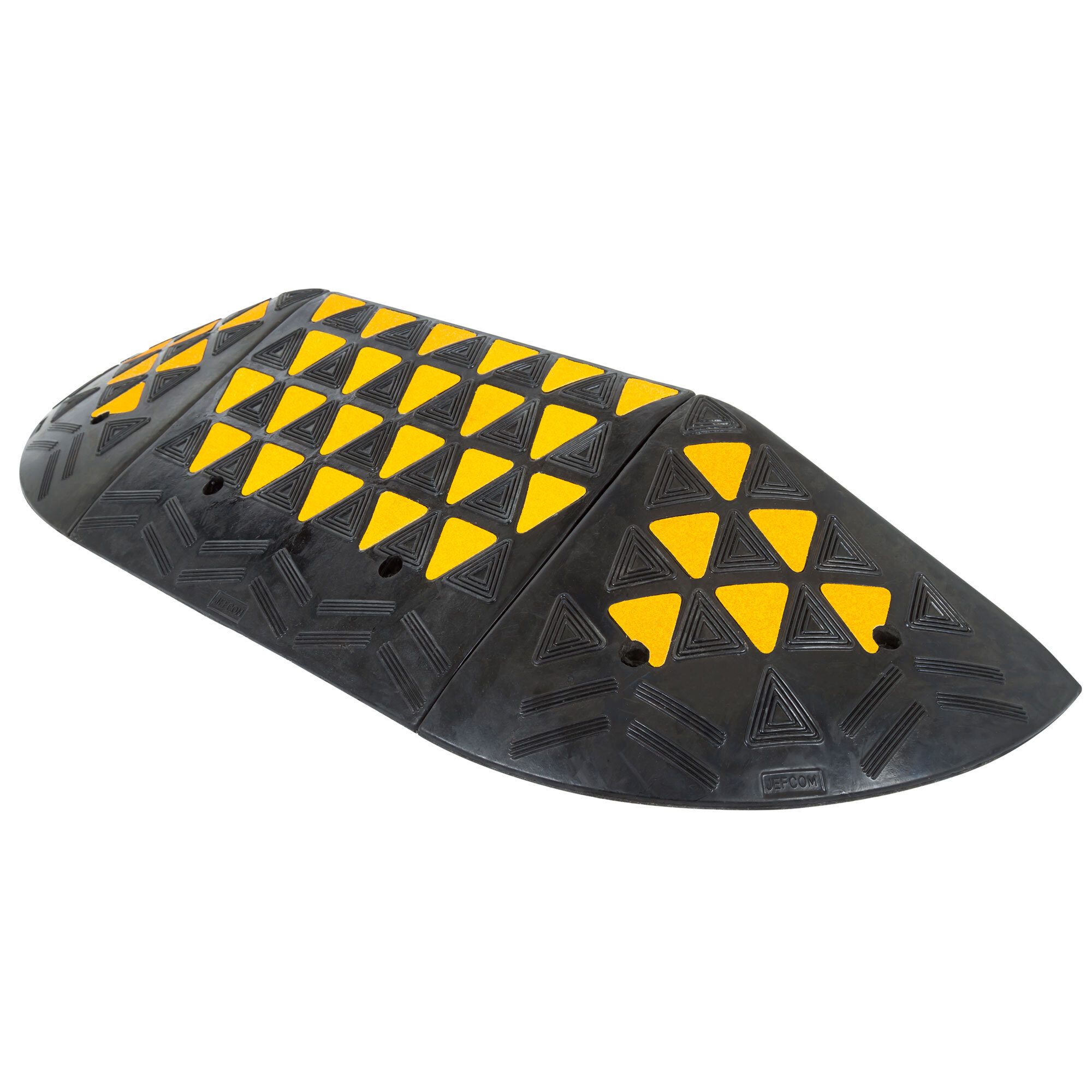 Guardian, Rubber Curb Ramp - 17.75in. L x 59in. W, Max. Ramp Length 17.75 in, Surface Width 58.313 in, Total Capacity 60000 lb, Model# KR45R-DK